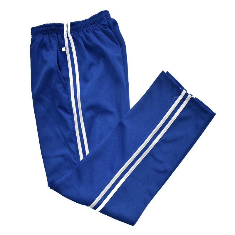 Wiosenne letnie męskie spodnie dresowe w stylu Casual Men podstawowe spodnie dresowe boczne paski Slim oddychająca odzież sportowa spodnie do biegania 2022 nowe
