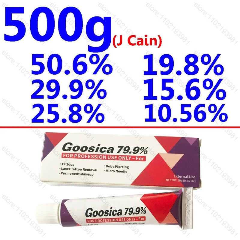 500g Variety choices79.9%10g 50.6%25.8%29.9%15.6%10.56% Tattoo Cream Grams J-CAIN Before Care Repair Face Cream Permanent makeup