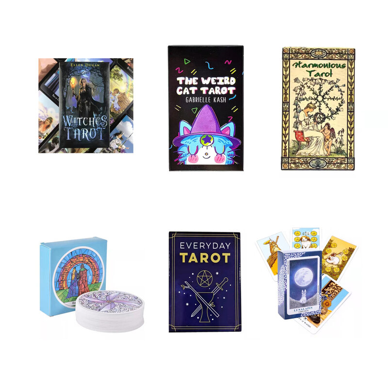 Variiert Beliebte Tarot Karten 78 Karten Set Divination Spiel Geschenk Für Party