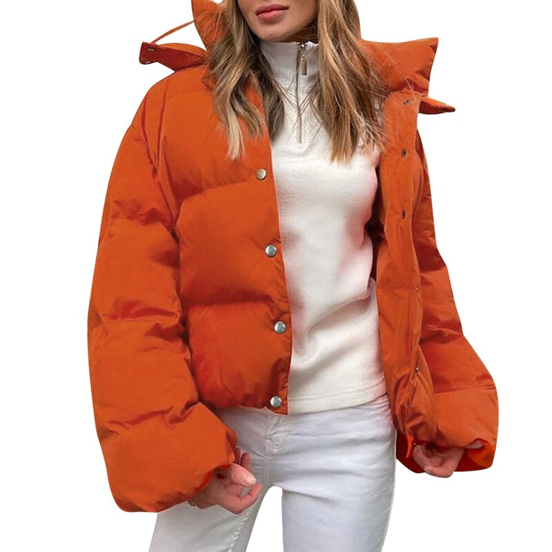 ผู้หญิงฤดูใบไม้ร่วงฤดูหนาว Warm Zipper กระเป๋าเสื้อแจ็คเก็ตสั้น Coat ยาวติดตั้งเสื้อผู้หญิงเสื้อผู...