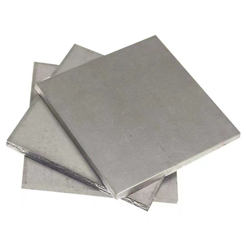 Placa de hoja de tungsteno de alta pureza, bloque de tungsteno, material de laboratorio, corte personalizado, w99.999.