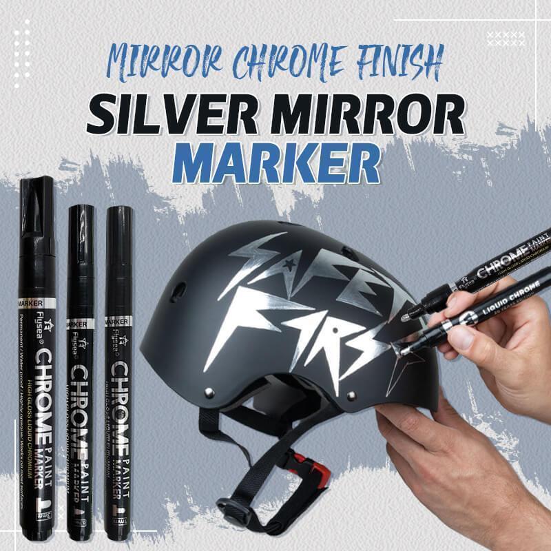 Silver Gold Marker เรซิ่นกระจก Chrome Metallic งานหัตถกรรมปากกา UV Resistant อุปกรณ์สี DIY อุปกรณ์เสริม