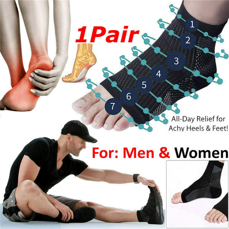 Dr ถุงเท้าจุกนมหลอกถุงเท้าป้องกันความเมื่อยล้าเท้าแขนสนับสนุนถุงเท้าสำหรับผู้ชายผู้หญิง