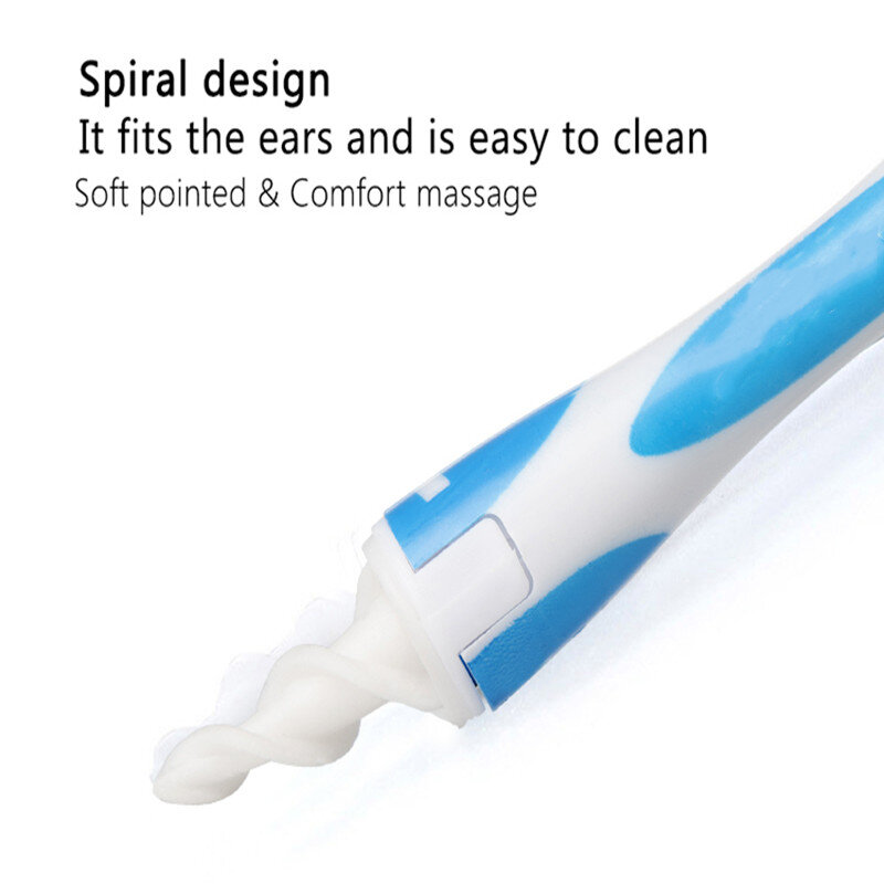 2022 orelha quente mais limpo silicone colher de ouvido ferramenta conjunto 16 pcs cuidado espiral macia para as orelhas cuidados com a saúde ferramentas mais limpo ferramenta remoção cera da orelha