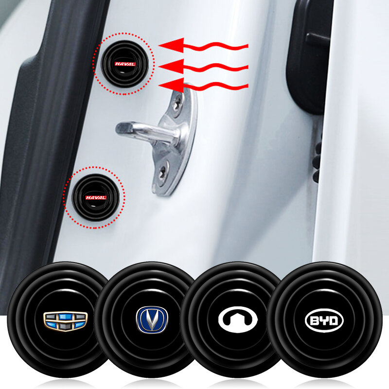 4pcs Car Door Protection Shock Pad Sticker for Kia Morning Ceed Sorento Picanto K5 2 3 Rio K7 K5 K8 Emblem Sportage Accessories