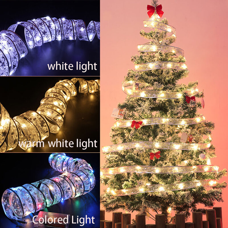 4 متر الشريط سلسلة أضواء عيد الميلاد الجنية ضوء 40 LED عطلة الإضاءة ضوء جارلاند مصباح فراشة سلسلة مصباح كريسما شجرة تزيين