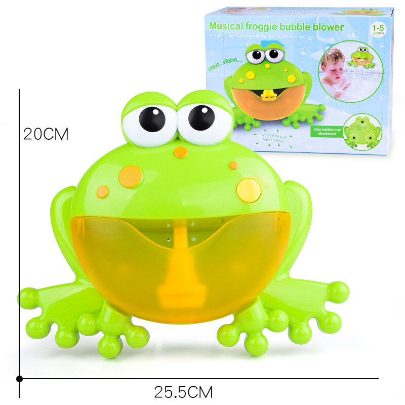 Blase Krabben Frosch Baby Bad Spielzeug Kleinkind Bad Blase Maker Pool Schwimmen Badewanne Seife Maschine Bad Spielzeug für Kinder Kinder