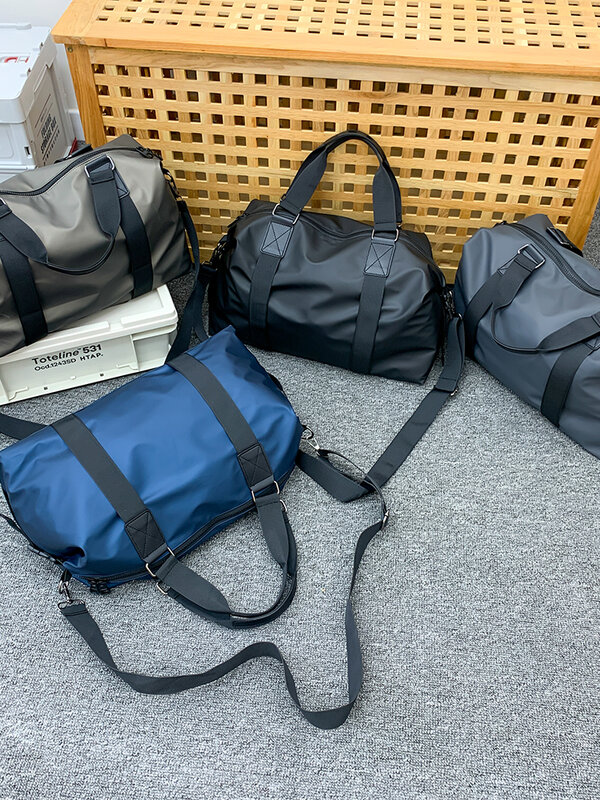 Yilian viajar saco feminino portátil de curta distância grande capacidade bagagem saco de viagem luz simples saco de fitness maré