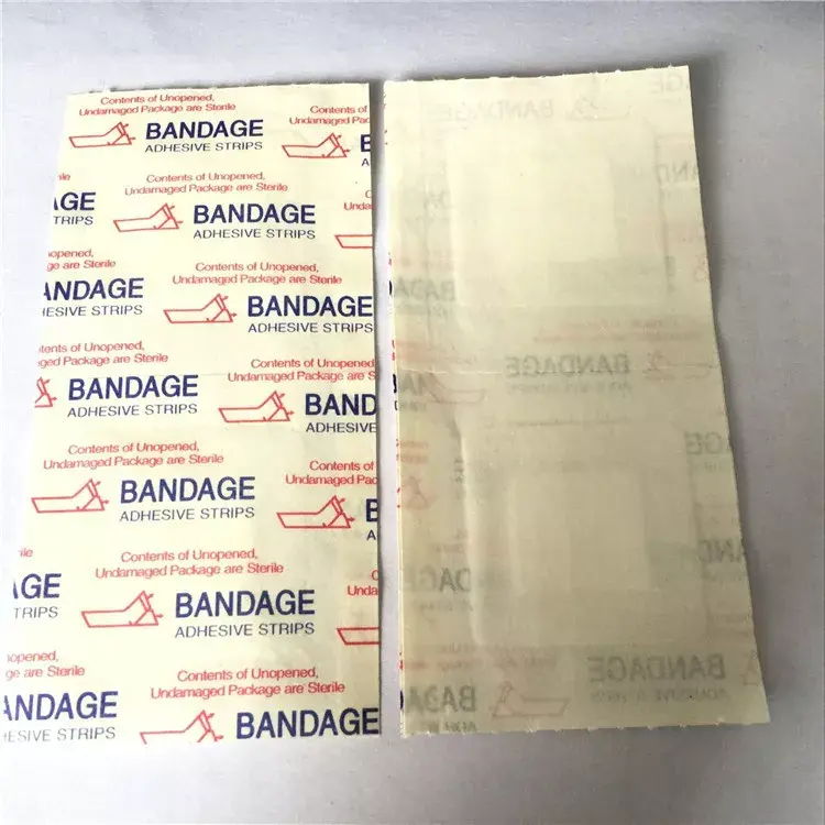 100 sztuk 38*38mm przezroczysty PU wodoodporny bandaż bandaż samoprzylepny apteczka oddychający ochronny zabezpieczający OK bandaż