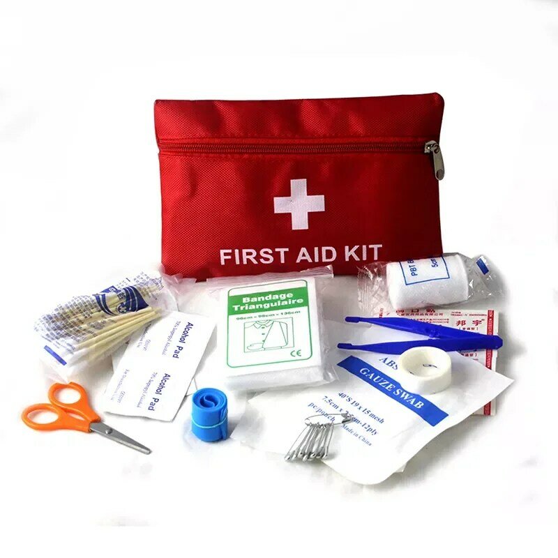 13 видов аварийного набора для оказания первой помощи, домашняя дорожная сумка для хранения в машине, походная повязка для кемпинга, медицин...
