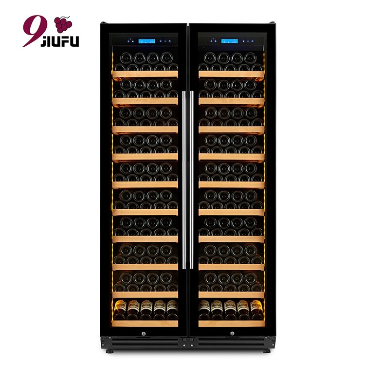 800L Electric Wine Coolers With Smart Temperature Control System Glass Door Dual Zone Wine Chiller