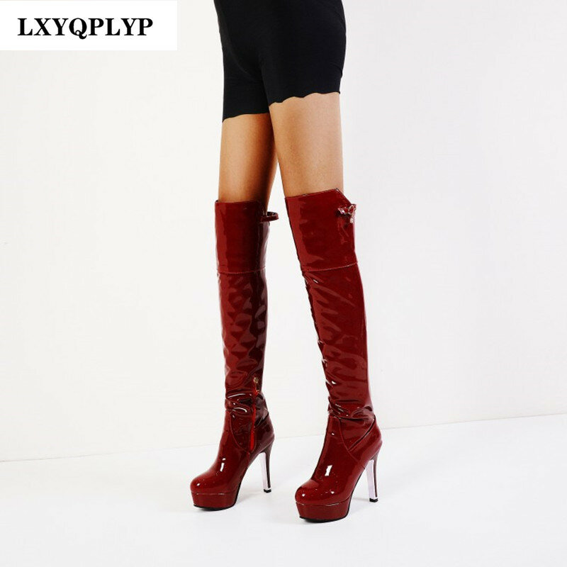 34-50 Large Size High-heeled Nightclub Party Fashion Sexy European and American Trends Autumn and Winter New Women's Boots