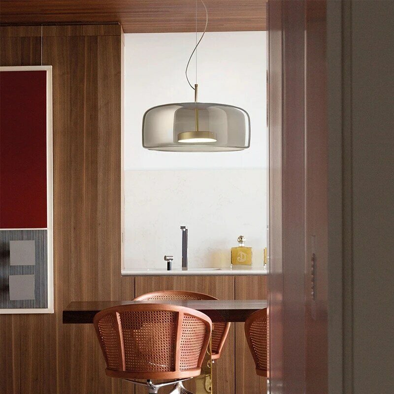 HARCOWG Modern Nordic Pendant Lights Glass Led Hanging Lighting for Restaurant Bar Bedroom Home Decor Kitchen Pendant Lamps
