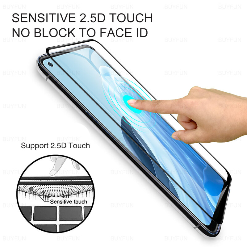 6 in 1 Tempered Glass For Oppo Find X5 X3 X2 Lite Screen Protector Film For Reno7 Z Reno5 5G Lite Cover Protective Glass