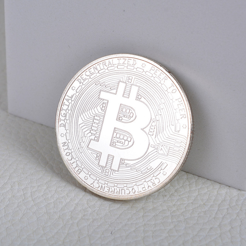 Kreatywna pamiątka pozłacane Bitcoin moneta kolekcjonerska wielki prezent Bit moneta kolekcja sztuki złota pamiątkowa moneta