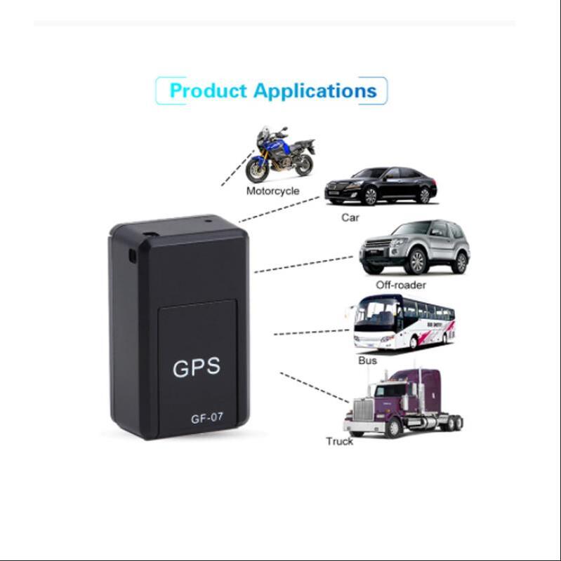 2022 magnetische GF07 GPS Tracker Gerät GSM Mini Echtzeit Tracking Locator GPS Auto Motorrad Fernbedienung Tracking Monitor