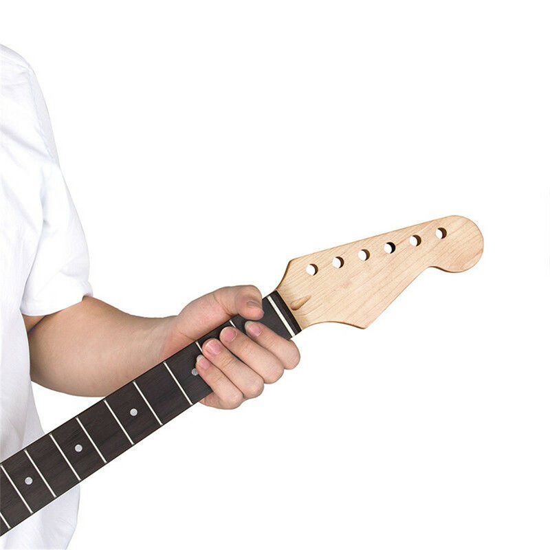 1 Buah Maple Elektrik Gitar Leher Strat ST TL Pengganti Fretboard 22 Fret untuk Gitar Bagian Aksesori Leher