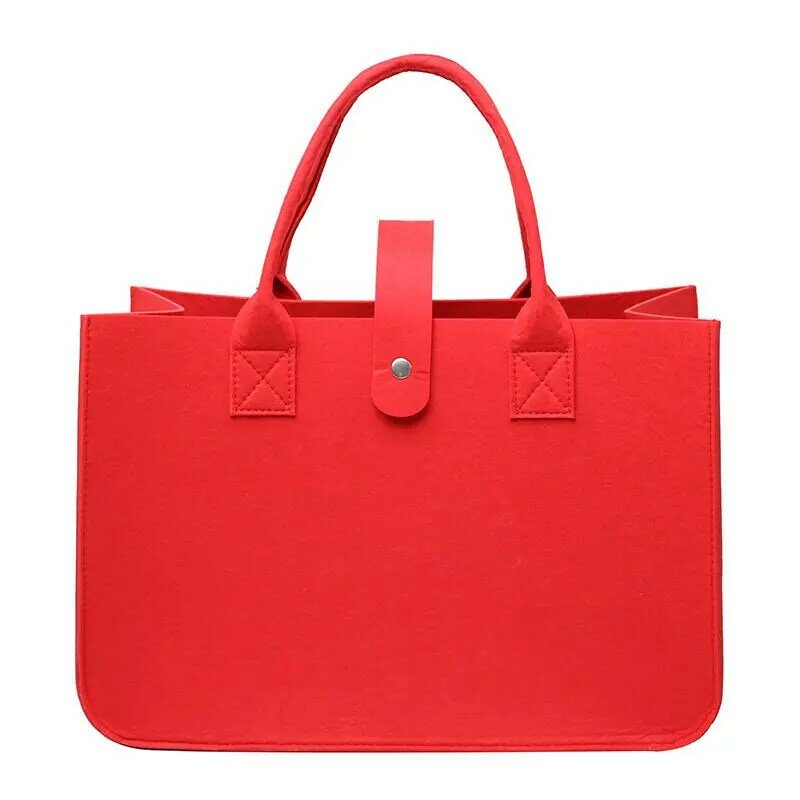 Personalizza borse borsa a tracolla in feltro Tote borse da donna in feltro borsa per la spesa in feltro per donna