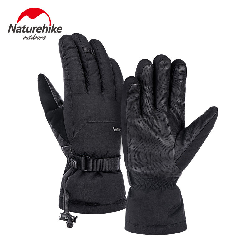 Naturehike GL07 Outdoor Camping HIking Waterproof Warm Down Soft Shell Gloves Ski Thickened Down Gloves