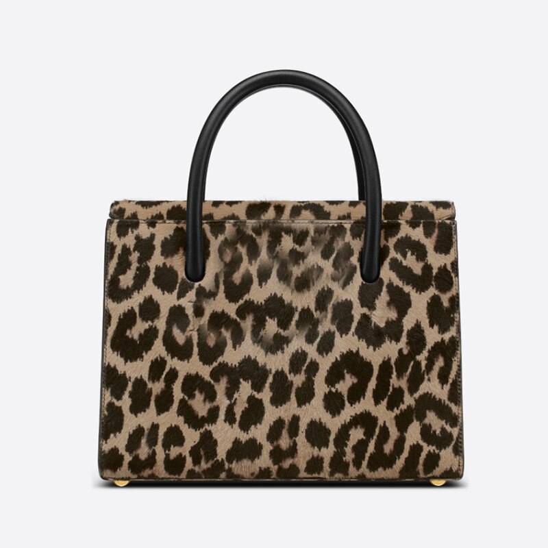 Simple Large Bag Female Fashion Leopard Print Hand Bill of Lading Shoulder Bag Large Capacity Versatile Commuter Bag
