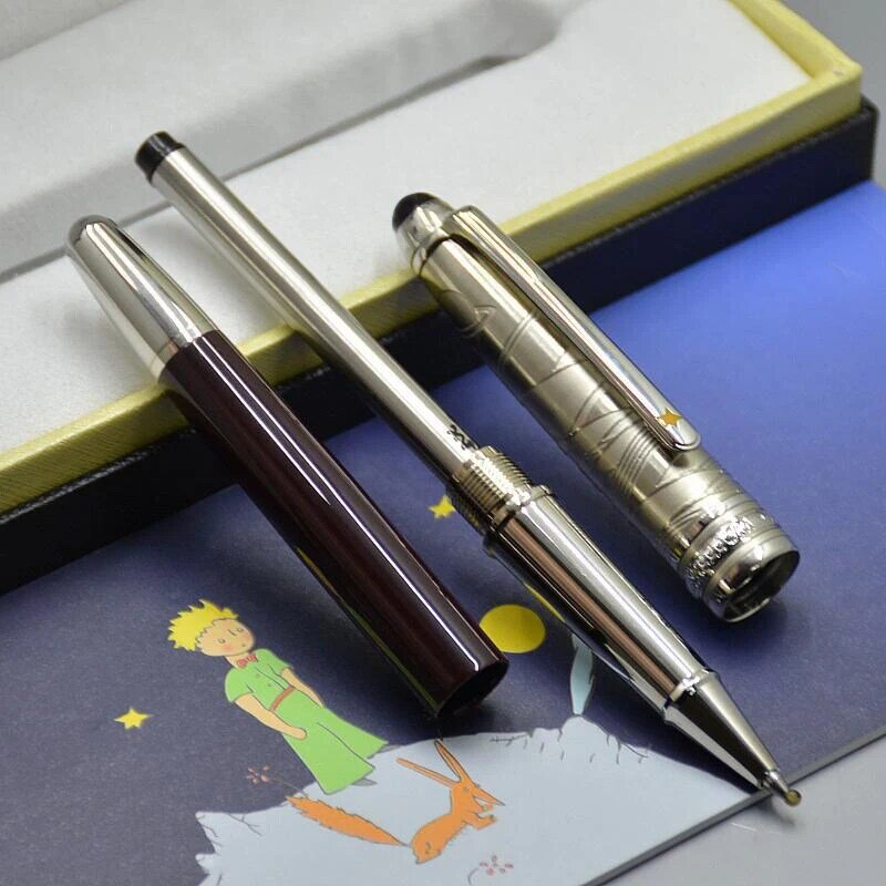 Luxo mb monte rollerball caneta pouco príncipe série blance esferográfica canetas fontes de escritório caixa alta qualidade escolhendo