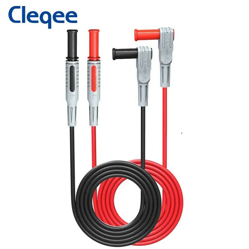 Cleqee-PVCマルチメータ,安全バナナプラグ,ソフト,4mm,ワイヤー100 v/15a,1000