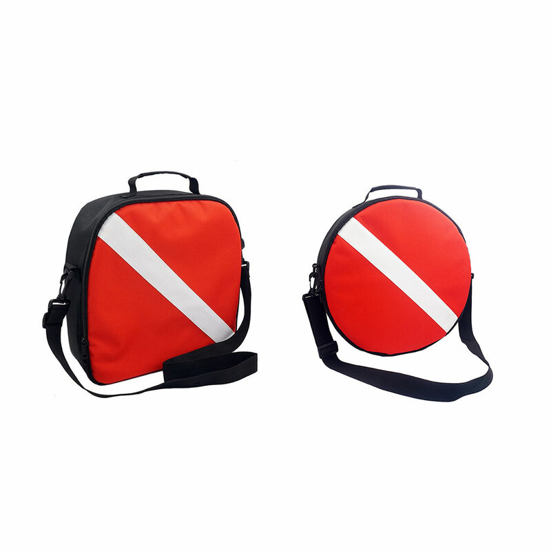 Тканевая оксфордская сумка для дайвинга с регулятором, сумка на плечо, регулируемый ремешок, застежка-молния, защитное хранение, чехол круг...