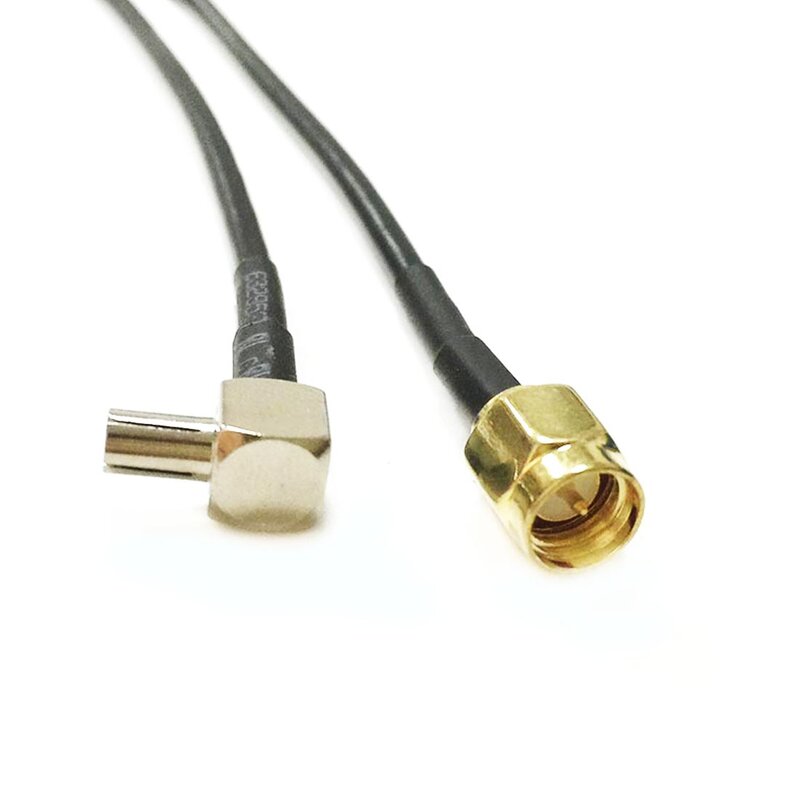 3G Antenna Cable SMA Male Plug Switch TS9 Right Angle RG174 Cable 20cm 8" Wholesale Fast Ship New