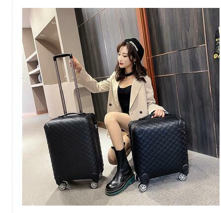 Women carry on hand Luggage Suitcase Travel Trolle Bag Wheeled Baggage Suitcase Spinner Suitcase Travel Trolley Bags  on wheels