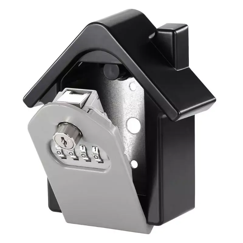 4 Digit Outdoor High Security Wall Mounted Key Safe Box Code Secure Lock Storage