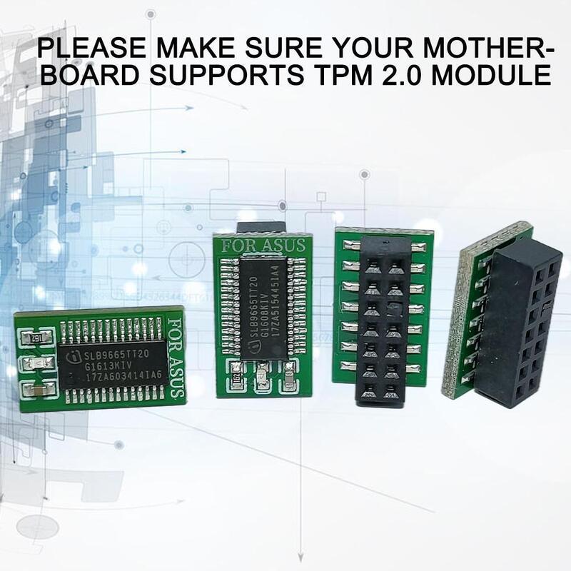 Tpm 2,0 Verschlüsselung Sicherheit Modul Remote Karte 11 Upgrade Tpm 2,0 Modul Zu Multi-marke 12 Unterstützung Motherboards Zu 2