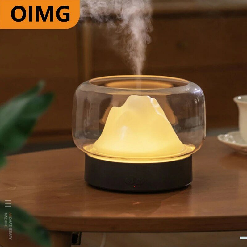 400ML Haushalt Aroma Diffusor Mit Warm und Farbe LED Lampe USB Elektrische Ultraschall Für Auto Home Office Aromatherapie-luftbefeuchter