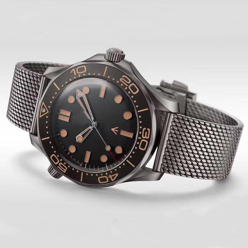 Orologio da uomo di alta qualità 42mm orologi da uomo impermeabili movimento automatico meccanico Montre de luxe Limited 007 orologi da polso maschili