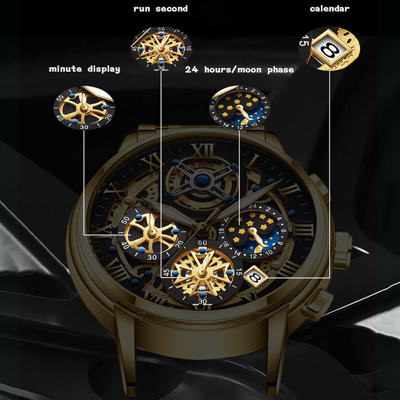 Nowe zegarki LIGE dla mężczyzn Top marka Luxury Fashion Business kwarcowy zegarek męski ze stali nierdzewnej wodoodporny zegar sportowy męski
