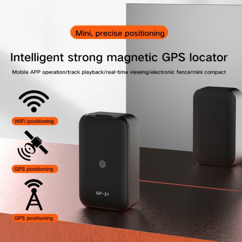 Alat Pendengar Positioner Pelacak GPS Pengisi Daya Baterai 500MAh GF21 Pelacak GPS Pelacak Waktu Nyata untuk Anak Hewan Peliharaan Penahan