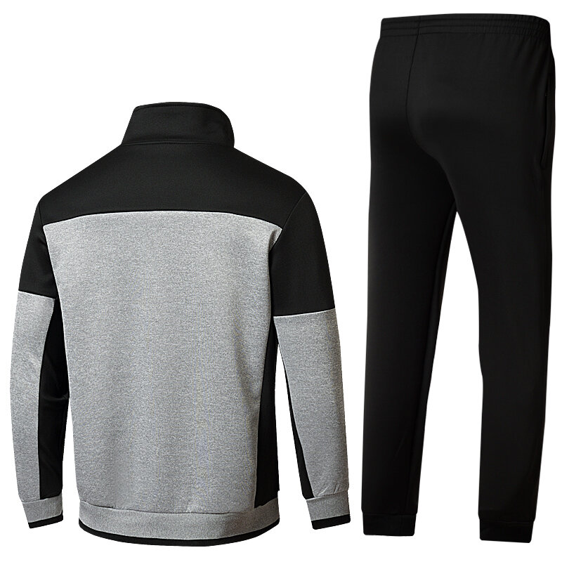 Мужской спортивный костюм, новый спортивный костюм, комплект из 2 предметов, куртка + штаны, мужской весенне-осенний комплект для бега, повседневная одежда, Азиатский размер