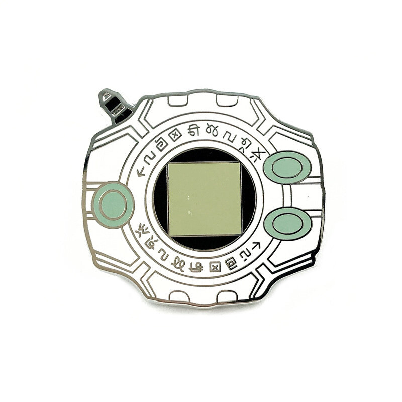 Broche de monstruo Digimon de Anime, accesorios de utilería de Cosplay, alfileres de esmalte de Metal, insignia