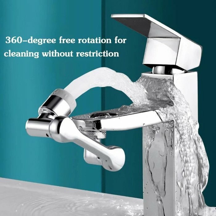 Đa Năng 1080 ° Xoay Cánh Tay Robot Xoay Nối Dài Vòi Nước Máy Sục Khí