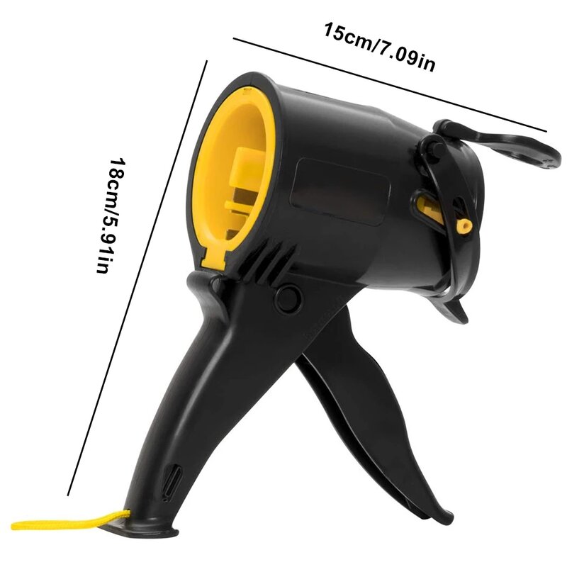 Portátil pistola de calafetagem manual isolamento mastic selante canto costura ferramenta enchimento silicone calafetagem pressão para o armário casa ferramentas
