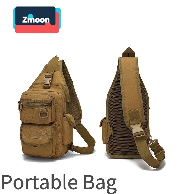 Sac de poitrine 3 en 1, sac à bandoulière 7x17x27CM, sac à main Portable en Nylon 600D