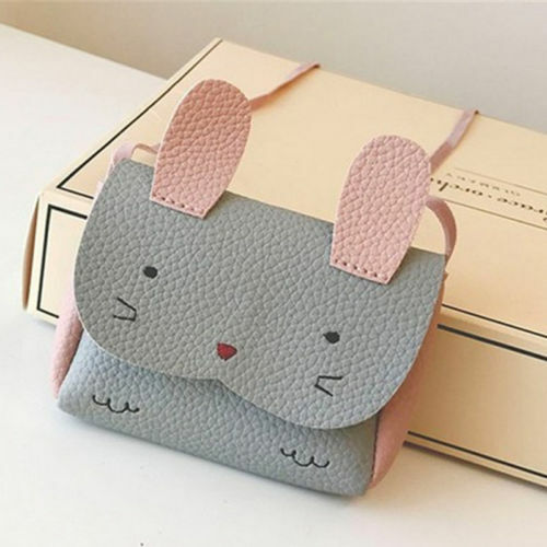 Mini cartera con gato para niña, bolsa de hombro estampada en 5 colores, monedero, bolso de mensajero, bolsos Kawaii para regalo de cumpleaños