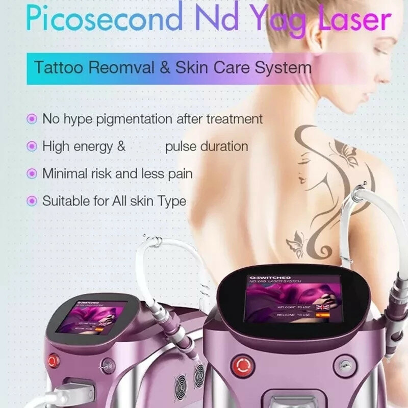 ND YAG – Mini machine laser Portable, dispositif pour enlever les tatouages, les cicatrices, les taches de rousseur, équipement de salon de beauté