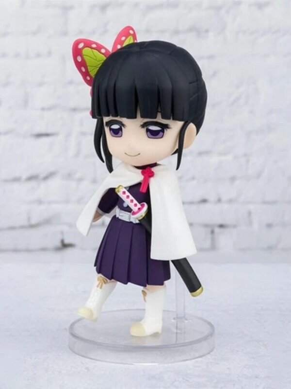 Bandai Original Figuarts Mini Demon Slayer Kamado Tanjirou Q-version Figure Anime giocattolo periferico ornamento regalo modello da collezione