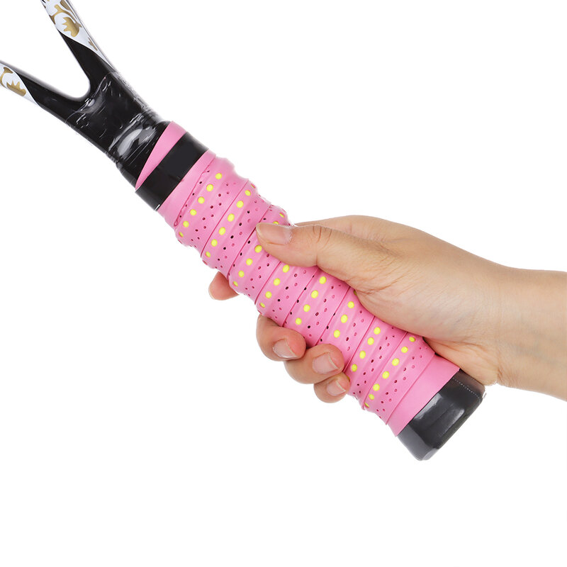 Antiscivolo Tennis Badminton Sweatband Grip Tape avvolgimenti sportivi assorbenti sopra la maniglia della bicicletta canna da pesca racchetta da Baseball Squash