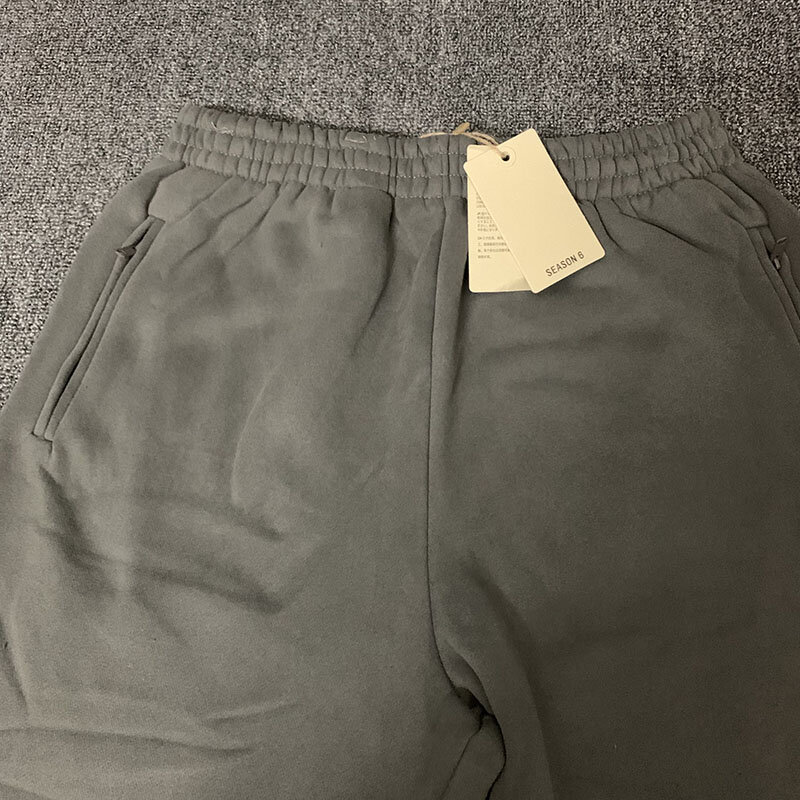 Kanye West Season 6 pantalones de chándal para hombres y mujeres, pantalones de chándal con bolsillos y cremallera, temporada de otoño e invierno, 2022