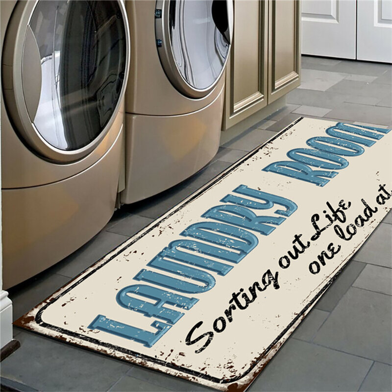 Không Trơn Trượt Sàn Thảm Phòng Giặt Thảm Lối Vào ADSC0012 Tự Phục Vụ Giặt Thảm Nhà Tắm Thảm Phòng Giặt Ban Công Thảm
