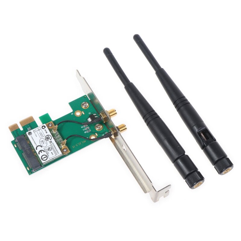 PCIE Thẻ, wiFi Thẻ AR9287 300Mbps PCI Máy Tính 2 Băng Tần 2.4/5GHz Không Dây Máy Tính Thẻ