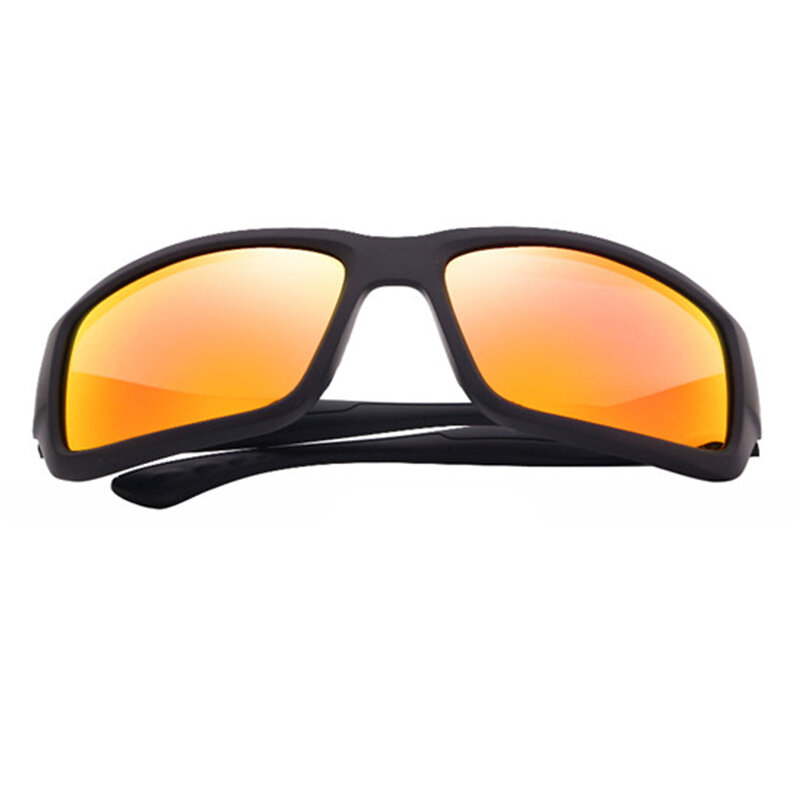 BRAND DESIGN Fantail Polarized Sunglasses Men Driving Sun Glasses Male Fishing Square Goggles UV400 Eyewear