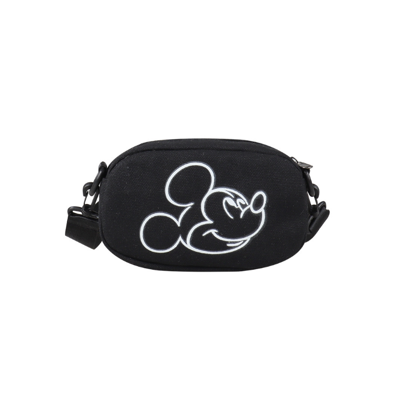 Disney Crossbody Bag for Girl Boy Kid Cartoon Mickey Mouse Canvas Chest Bag Fanny Bag Cute Portable Coin Purse Free Shipping