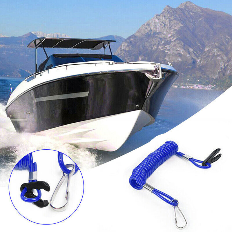 1 Pc Marine Outboard Engine Boat Motor Kill Stop Switch For Honda Jet Ski Key Rope Safety Lanyard Tether